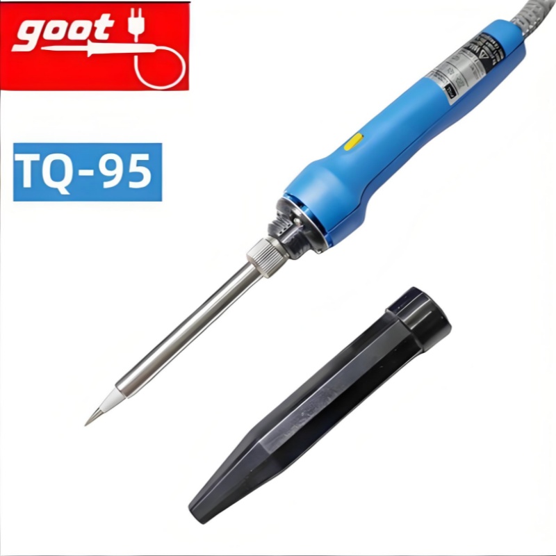 Electronics Repair Hobby - หัวแร้งบัดกรี Goot TQ-95 ร้อนเร็ว 200W พร้อมหัวแร้งแบบแม่นยำและฝาครอบป้องกัน