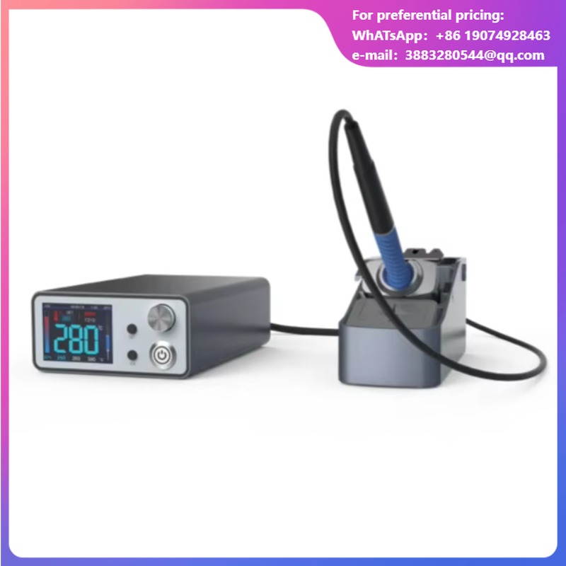 Electronics Repair In Usa - สถานีบัดกรีอิเล็กทรอนิกส์อัจฉริยะ T3B สำหรับงานซ่อมแซม DIY พร้อมระบบบัดกรีที่มีความแม่นยำระดับนาโน และหัวแร้ง