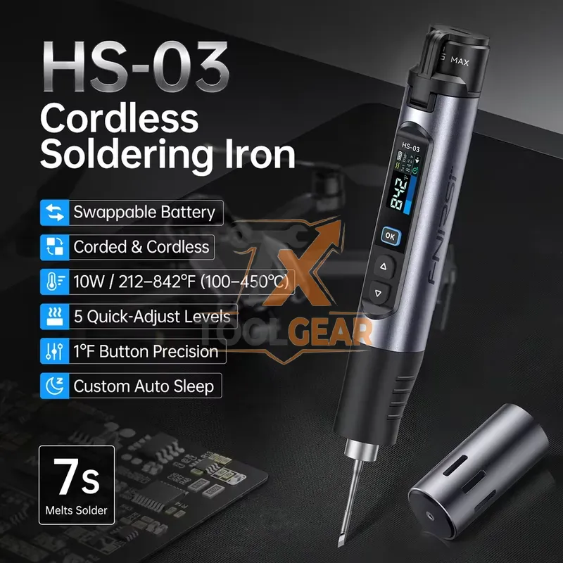 ชุดหัวแร้งบัดกรีไร้สาย HS-03 ร - Electronics Repair In Usa บทวิจารณ์และราคา