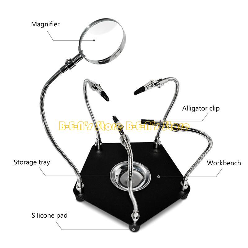 Y1AD PCB Board Holder แขนยืดหย - Electronics Repair Hobby บทวิจารณ์และราคา